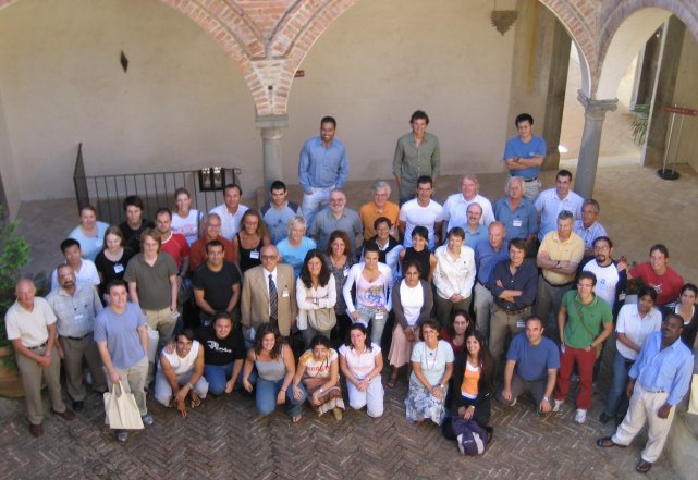Participants of the 2006 IUCr Computing Commission Siena School on Basic Crystallography