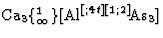 $\textrm{Ca}_{3}\{^1_\infty\}[\textrm{Al}^{[;4t][1;2]}\textrm{As}_3] $