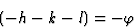 \begin{displaymath} (- h - k - l) = - \varphi \phantom{+S_h}\end{displaymath}