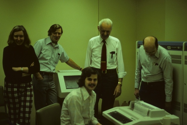 [1979: Laboratory visit: Team members]