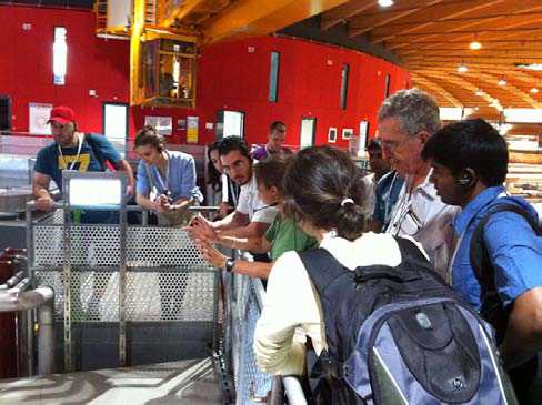 [visit to Swiss Light Source]