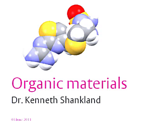 [Organic materials]