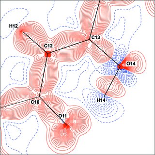 [Electron-density plot]