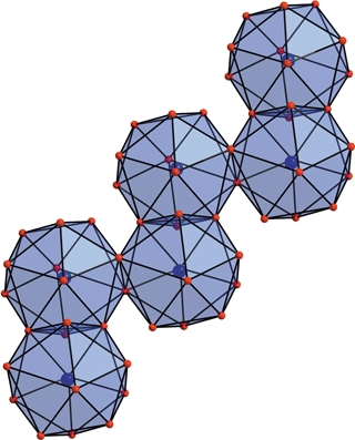 Chains of hydrated Al atoms