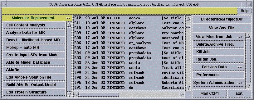 [CCP4 main window]