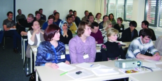 [Participants during lectures]