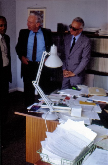 [1982: IUCr Executive Committee meeting: Visit to Chester office]