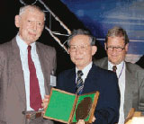 [Woolfson receiving 6th Ewald Prize]