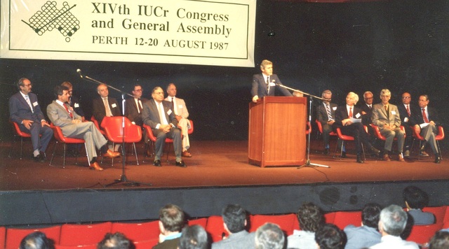[1987: IUCr Congress and General Assembly: Opening Ceremony]
