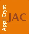 Journal cover, with large JAC and text "Acta Cryst"