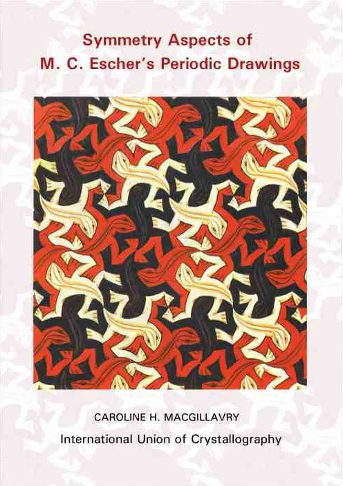 Cover of book featuring an MC Escher tessellation 