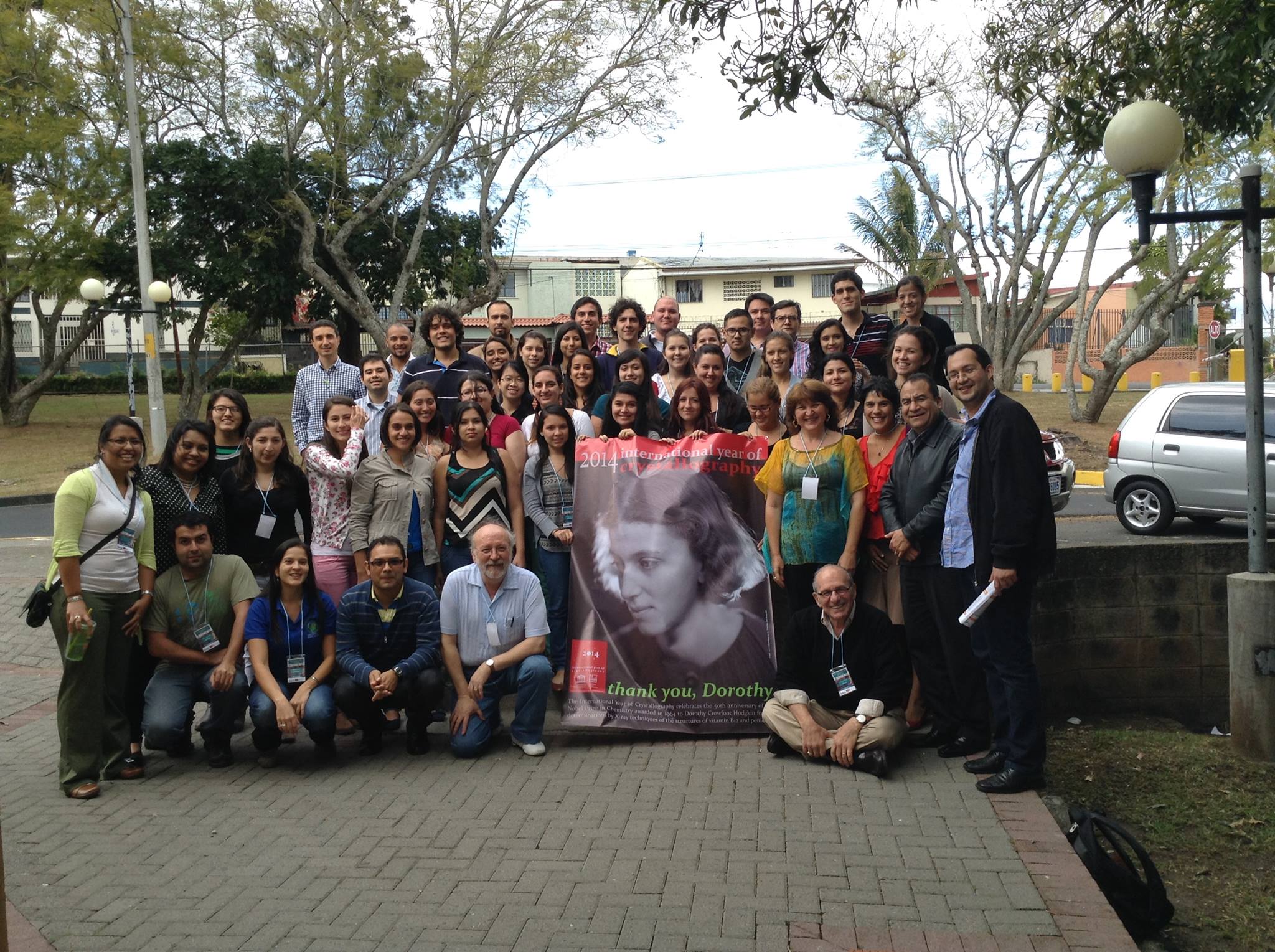 2014: Costa Rica School of Crystallization and Polymorphism: Group photo