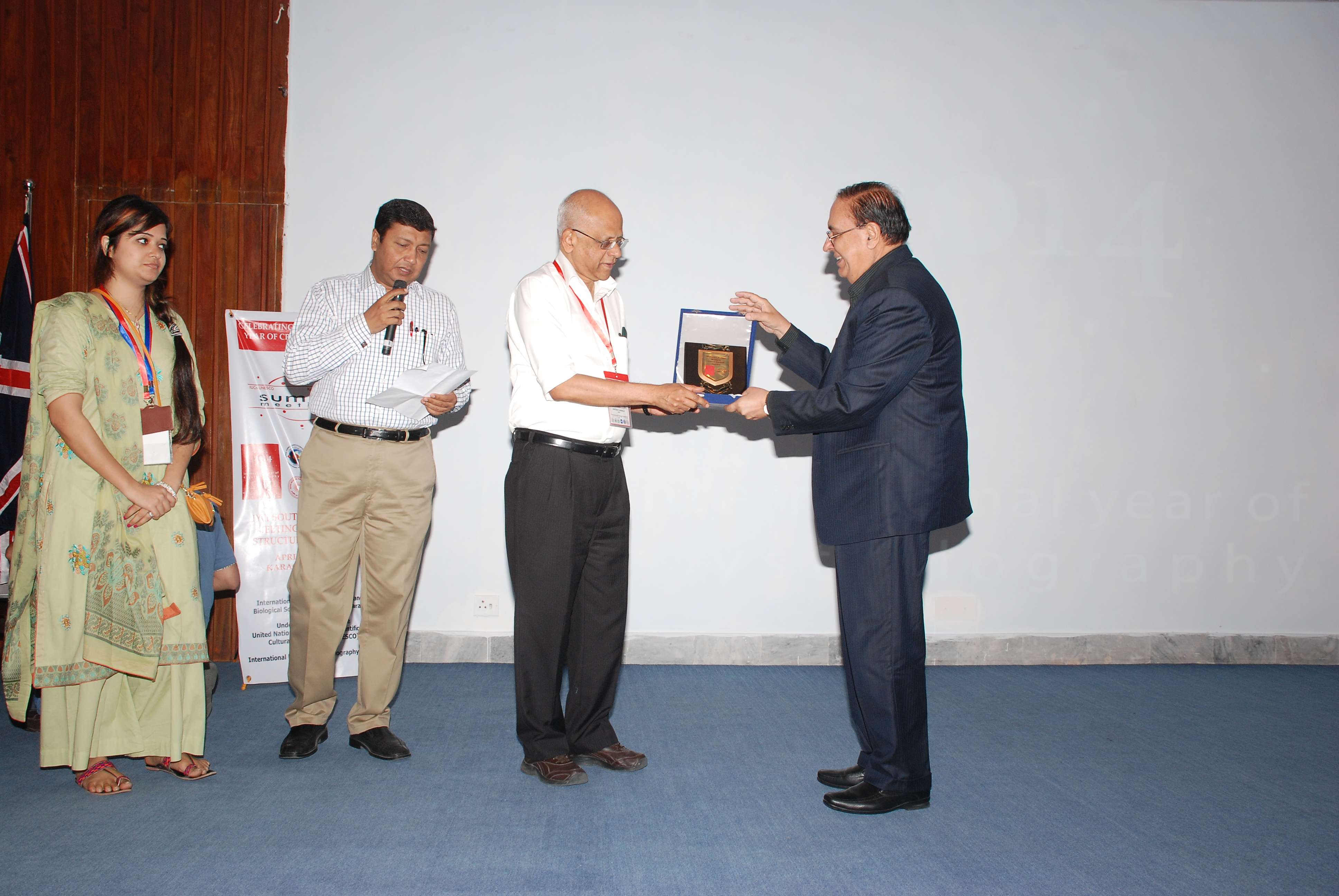 2014: South Asia Summit Meeting on Vistas in structural chemistry: Closing ceremony