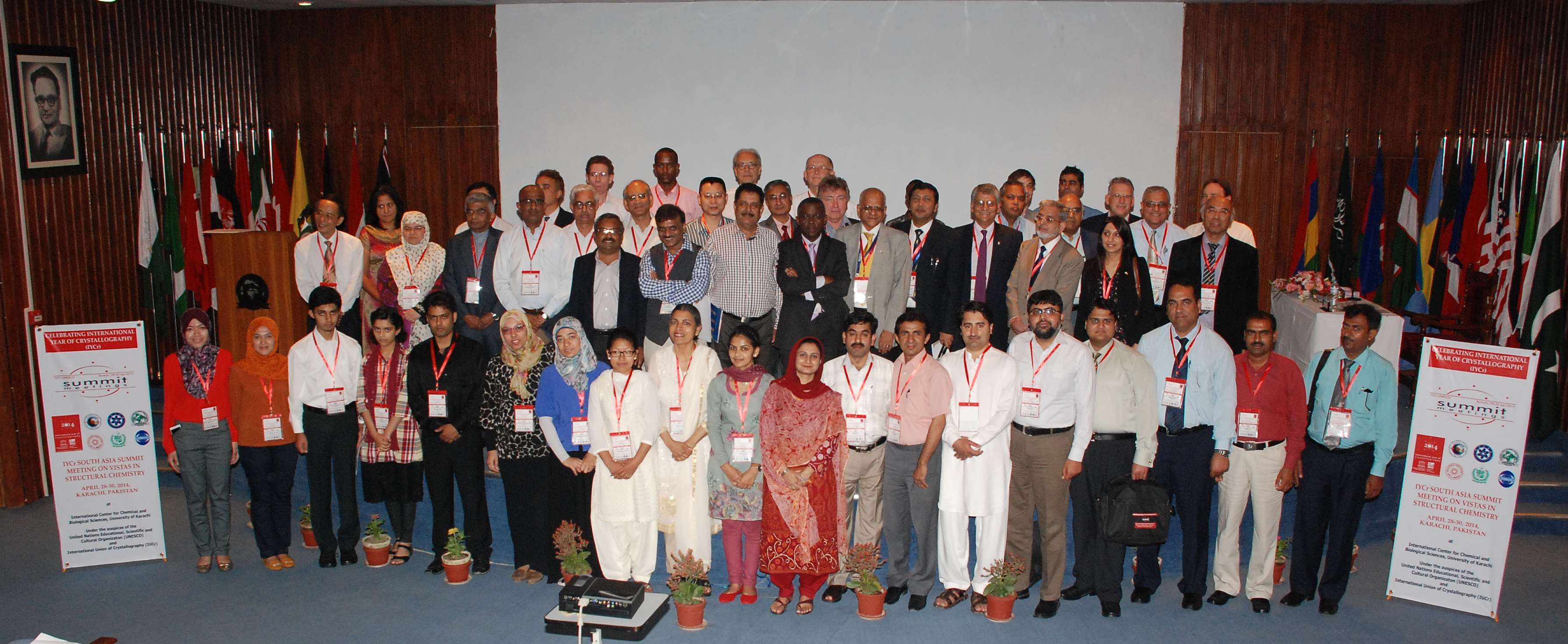 2014: South Asia Summit Meeting on Vistas in structural chemistry: Group photo
