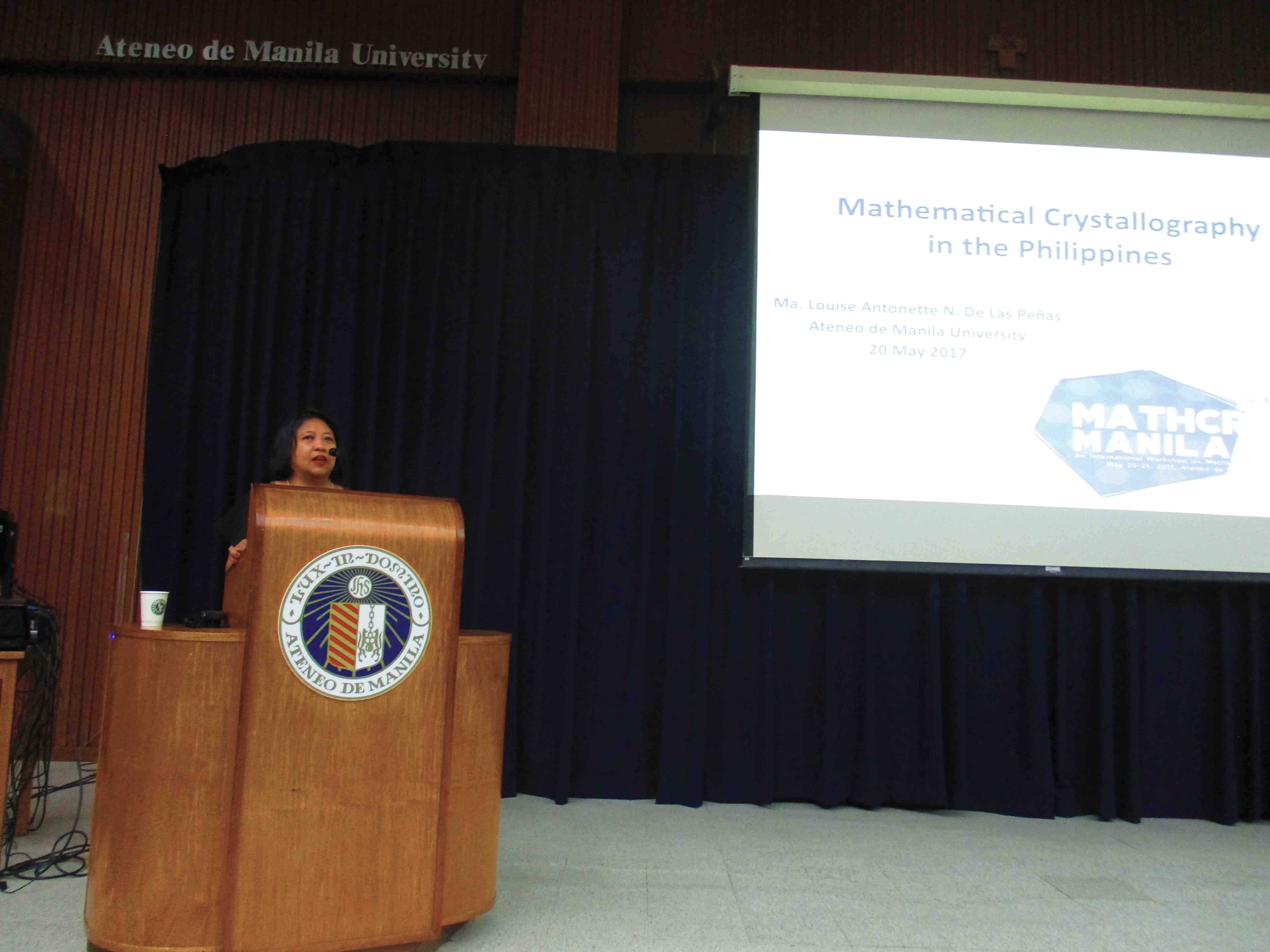 2017: Second Manila International Workshop on Mathematical Crystallography: Opening ceremony