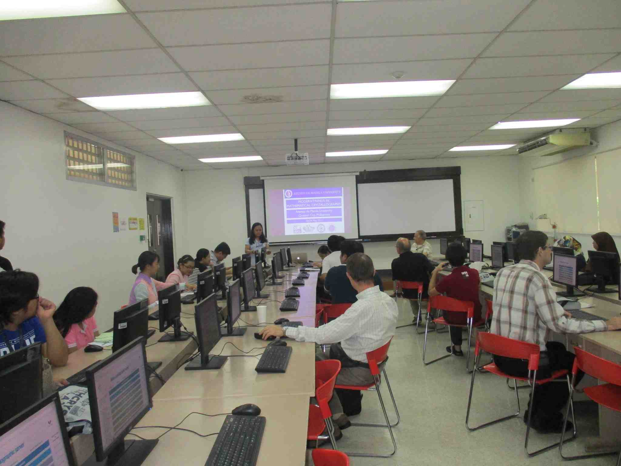 2017: Second Manila International Workshop on Mathematical Crystallography: Workshops