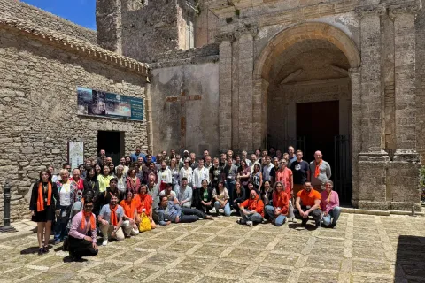 Group photo of the participants of the 60th course of ISCoC “Electron Crystallography”.