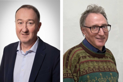 The new Main Editors of IUCrJ. Left: Professor Leonard (Len) MacGillivray, Université de Sherbrooke, Quebec, Canada, Main Editor for the Chemistry & Crystal Engineering section (image courtesy of Université de Sherbrooke). Right: Professor Richard Garratt, São Carlos Institute of Physics (IFSC), University of São Paulo, Brazil, Main Editor for the Biology & Medicine section (image courtesy of Professor S. S. Hasnain).