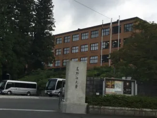Looking at the building from the outside