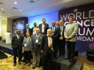 The group photo of all the speakers