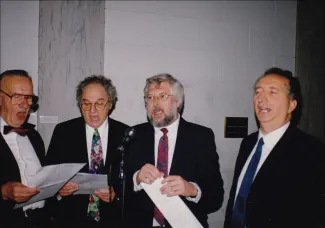 1992: Birthday celebration at Buffalo: 75th Birthday celebration for Nobel Laureates Hauptman and Karle