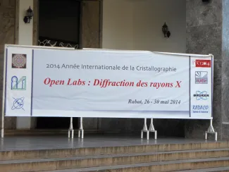 2014: IUCr-UNESCO Open Lab: Travelling Laboratory Rabat