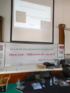 2014: IUCr-UNESCO Open Lab: Travelling Laboratory Rabat