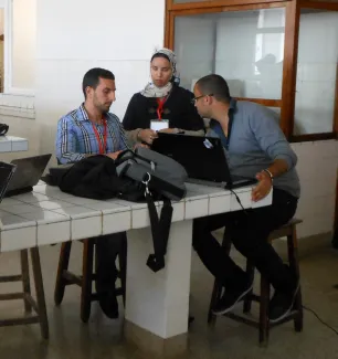 2014: IUCr-UNESCO Open Lab: Travelling Laboratory Rabat