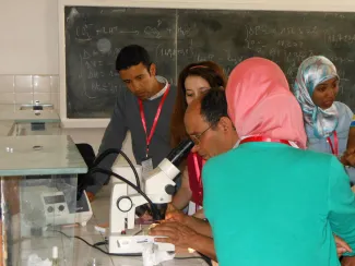 2014: IUCr-UNESCO Open Lab: Travelling Laboratory Rabat