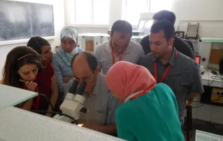 2014: IUCr-UNESCO Open Lab: Travelling Laboratory Rabat