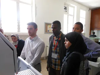 2014: IUCr-UNESCO Open Lab: Travelling Laboratory Rabat