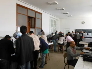 2014: IUCr-UNESCO Open Lab: Travelling Laboratory Rabat