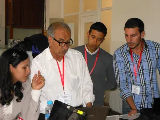 2014: IUCr-UNESCO Open Lab: Travelling Laboratory Rabat