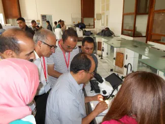 2014: IUCr-UNESCO Open Lab: Travelling Laboratory Rabat
