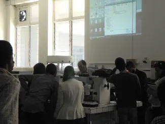 2014: IUCr-UNESCO Open Lab: Travelling Laboratory Rabat