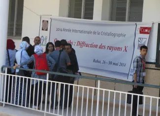 2014: IUCr-UNESCO Open Lab: Travelling Laboratory Rabat