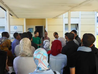 2014: IUCr-UNESCO Open Lab: Travelling Laboratory Rabat