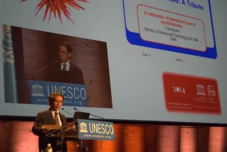 2014: Opening Ceremony of the International Year of Crystallography: Crystallography in Emerging Nations Session
