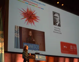 2014: Opening Ceremony of the International Year of Crystallography: Crystallography in Emerging Nations Session