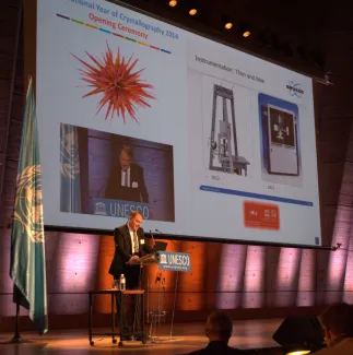 2014: Opening Ceremony of the International Year of Crystallography: Crystallography for Society and the Future