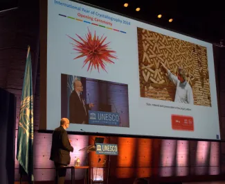 2014: Opening Ceremony of the International Year of Crystallography: Crystallography, Symmetry and Art