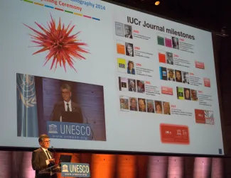 2014:Opening Ceremony of the International Year of Crystallography:Crystallography and Peace