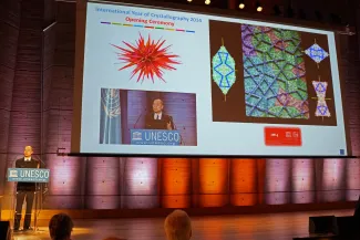 2014: Opening Ceremony of the International Year of Crystallography: Crystallography, Symmetry and Art