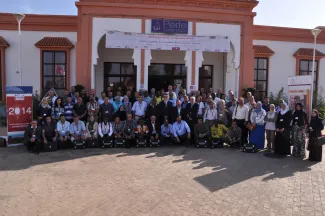 2013: 5th Moroccan School of Crystallography: Group photo