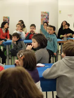 2014: Bologna - workshop for schoolchildren: Hands-on participation