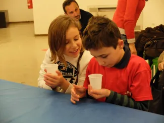 2014: Bologna - workshop for schoolchildren: Hands-on participation