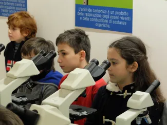 2014: Bologna - workshop for schoolchildren: Hands-on participation