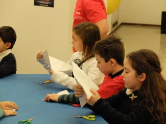 2014: Bologna - workshop for schoolchildren: Hands-on participation