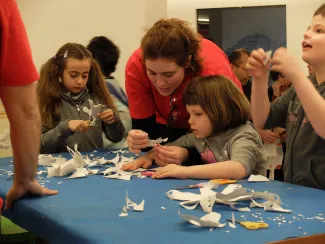 2014: Bologna - workshop for schoolchildren: Hands-on participation