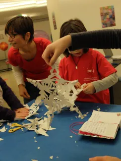 2014: Bologna - workshop for schoolchildren: Hands-on participation